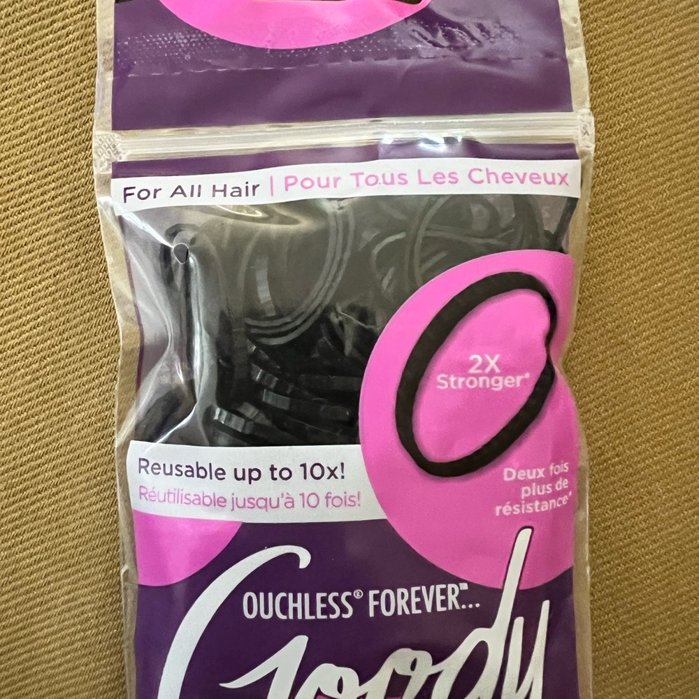 Goody Black Hair Elastics